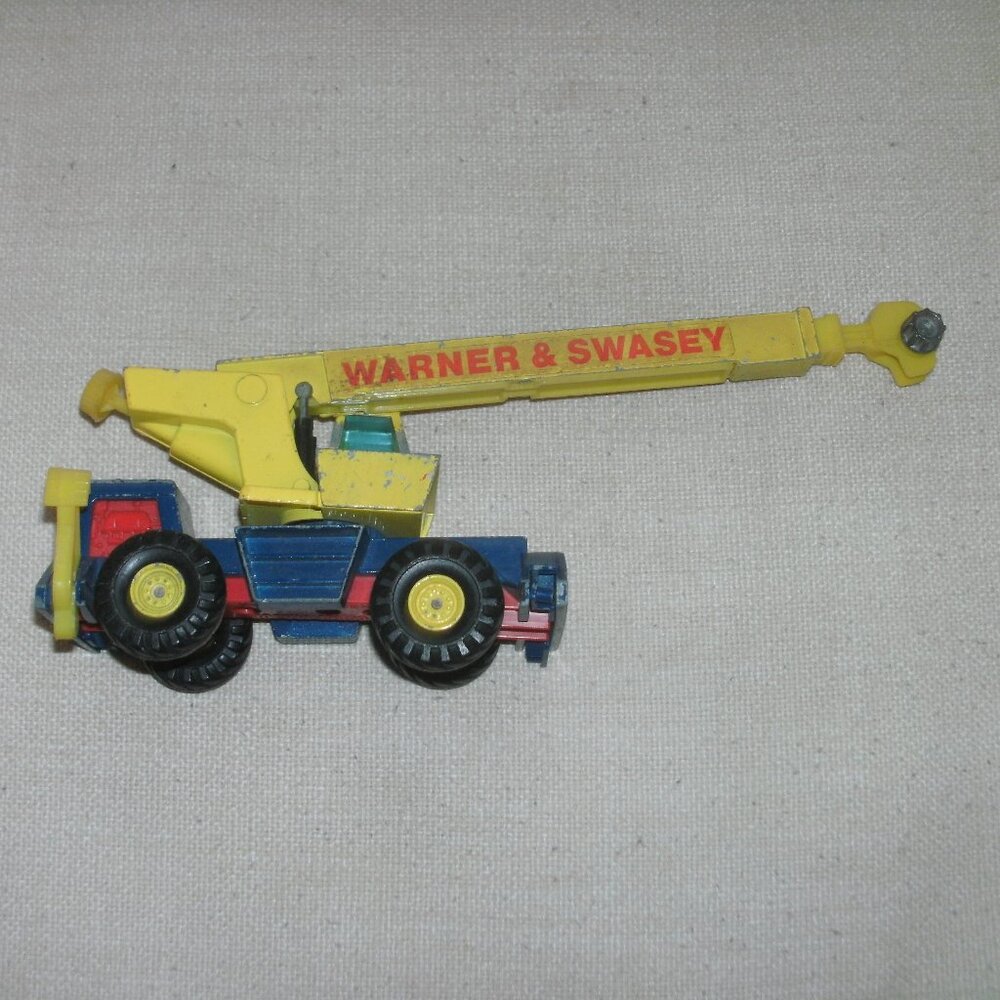 Vintage Corgi Major Warner & Swasey Metal Toy Crane Truck 4418 Made in Britain